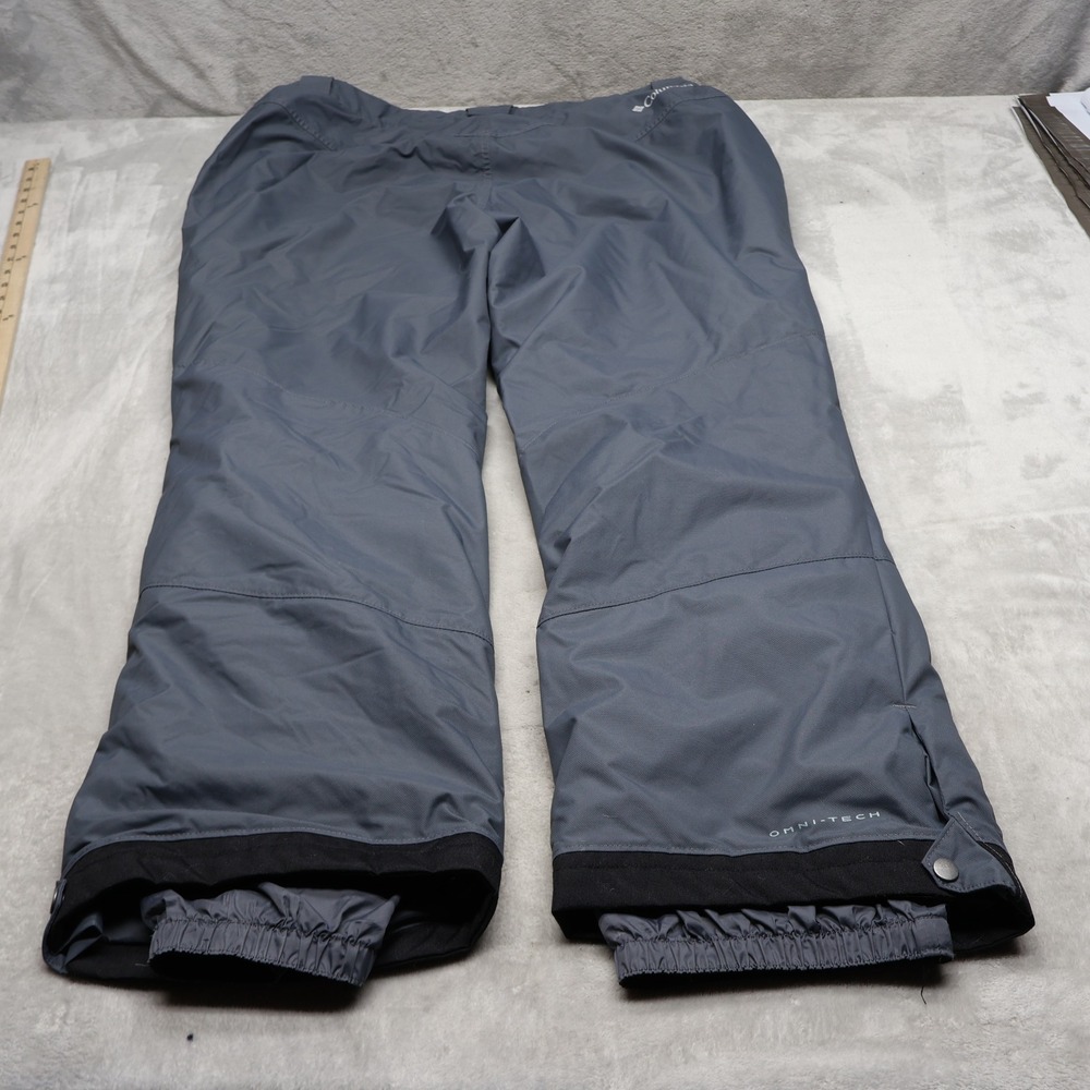 Columbia Snow Pants Mens XL Gray Arctic Trip Omni-Heat Waterproof Ski Winter - Picture 9 of 14